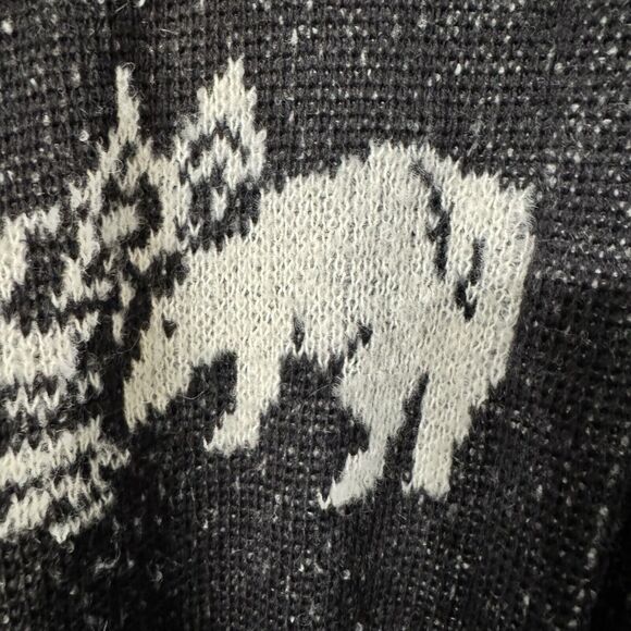 Tundra Full Zip Women's Med Heavy Wool Lined Polar Bear Jacket Y2K Parka - Picture 8 of 11